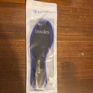 Rothy's The Flat Black Insoles with Blue Edge